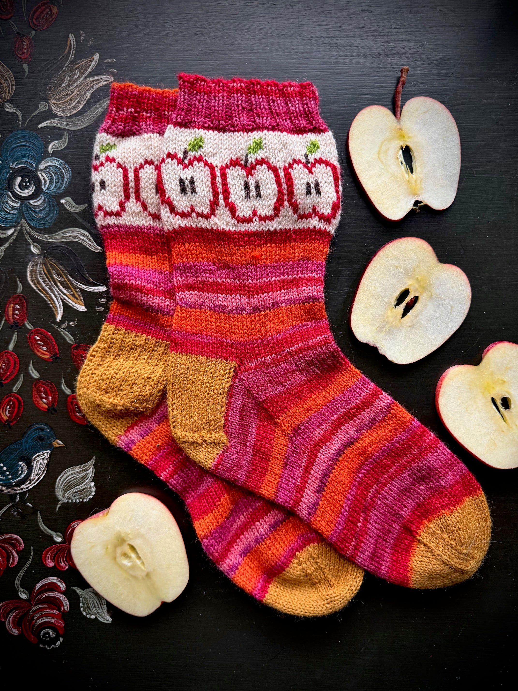 DIGITAL ITEM - Apple Slice socks