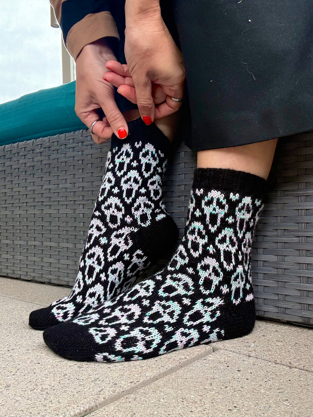 DIGITAL ITEM Halloween Movies sock pattern set