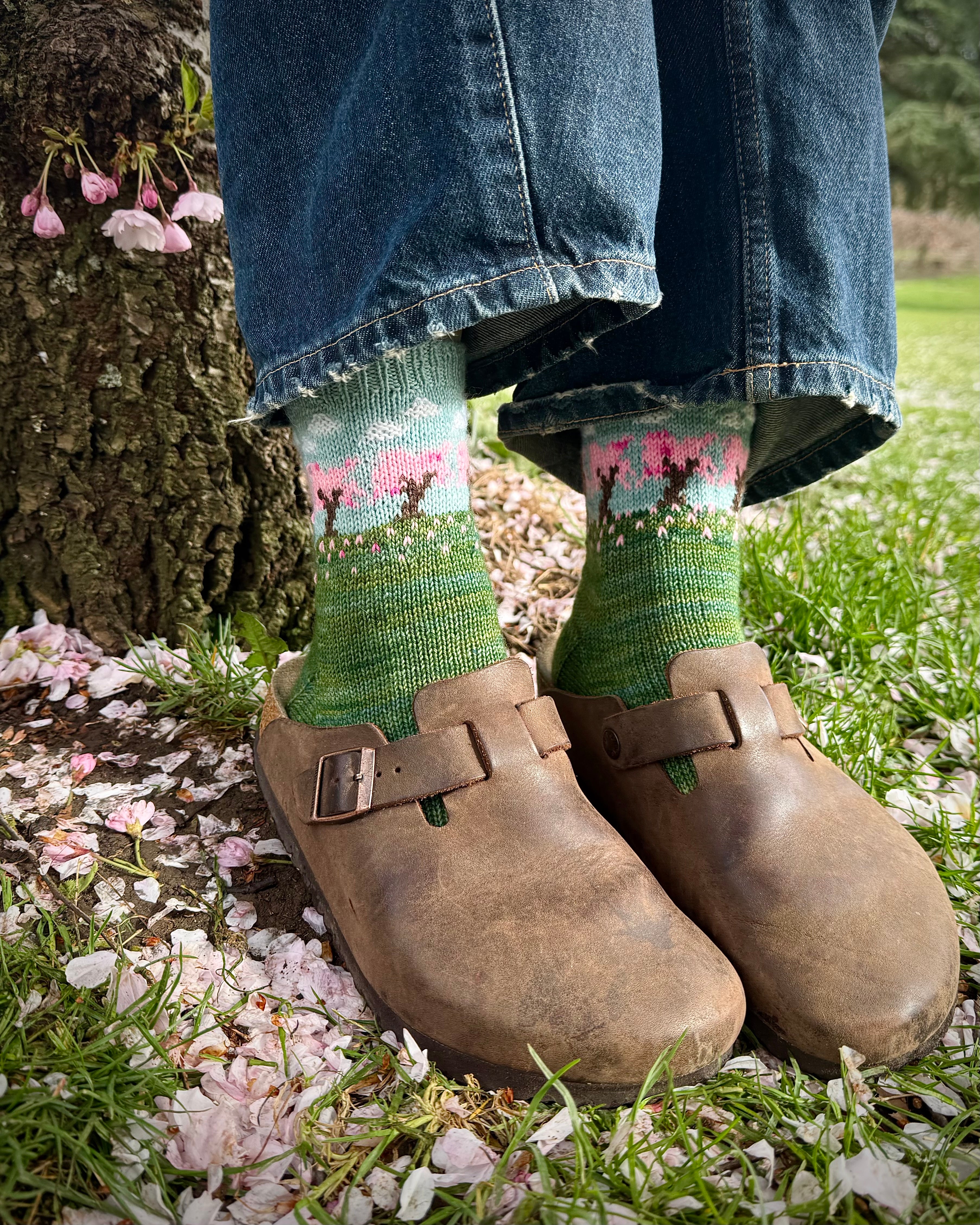 DIGITAL ITEM - Cherry Blossom sock set