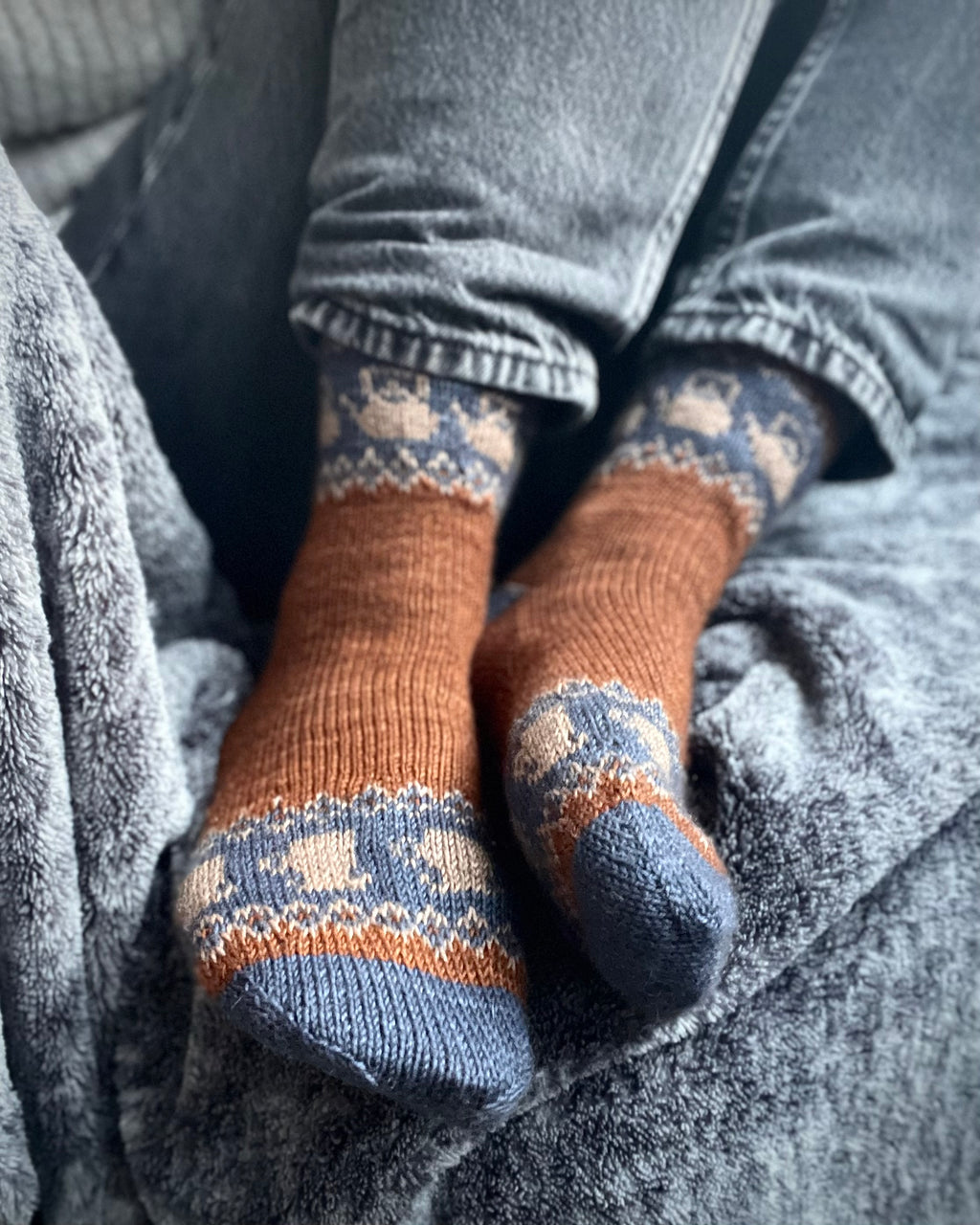 DIGITAL ITEM Fancy a Cuppa socks