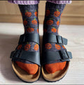 DIGITAL ITEM Just peachy pumpkins sock set knitting instructions - English only