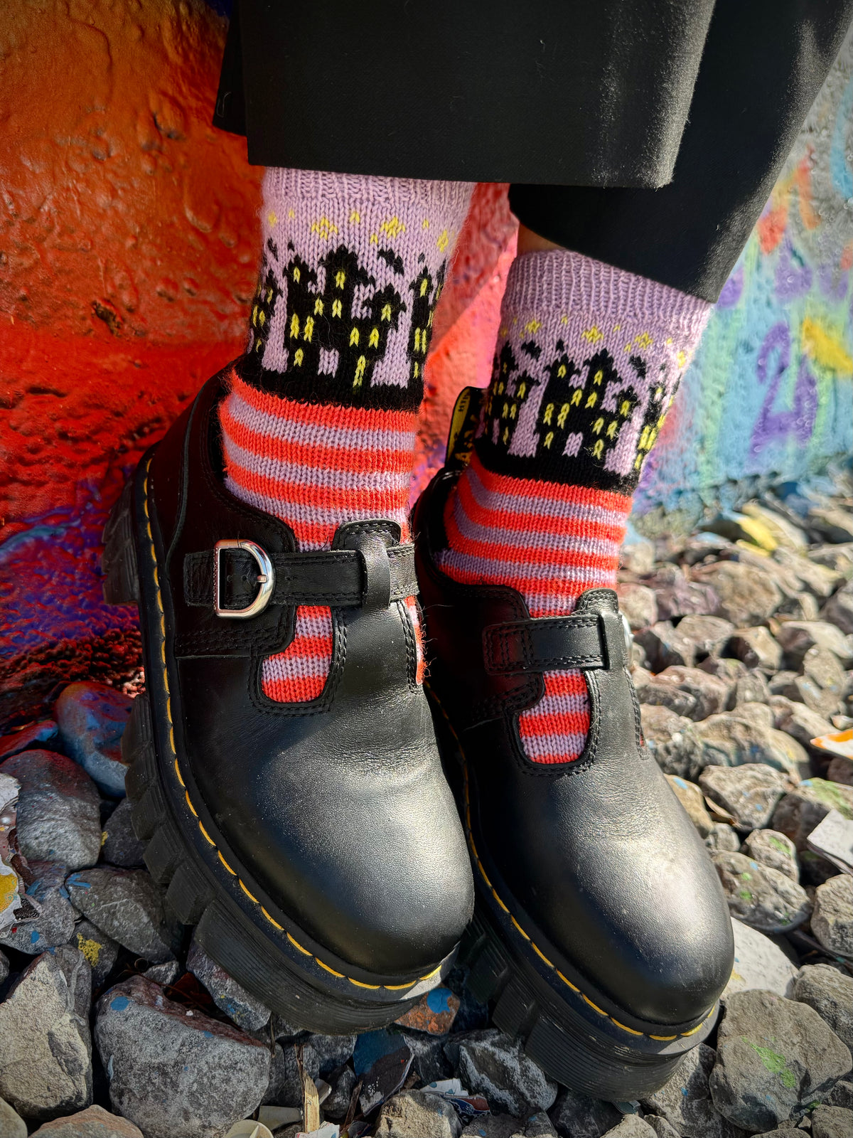 DIGITAL ITEM Halloween Movies sock pattern set