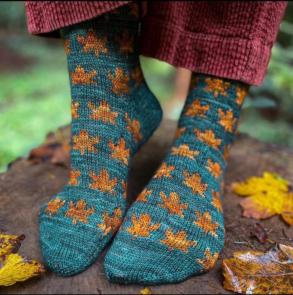 Forever Autumn socks pattern set