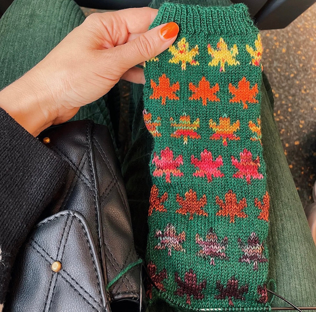 Forever Autumn socks pattern set