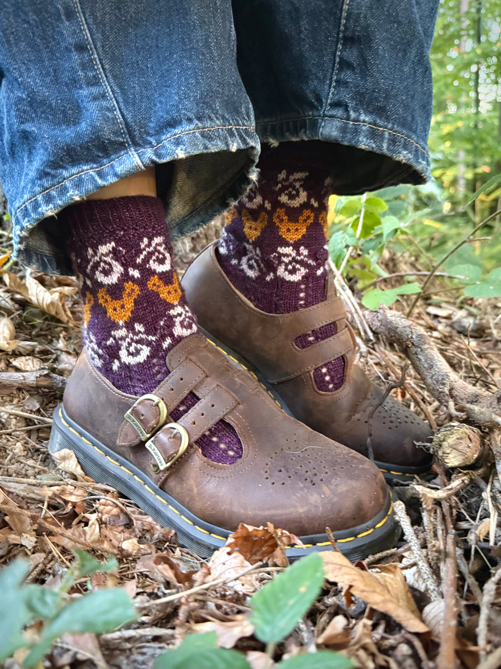 Digital item - Autumn Mice socks