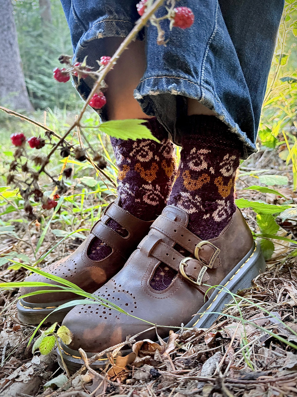 Digital item - Autumn Mice socks