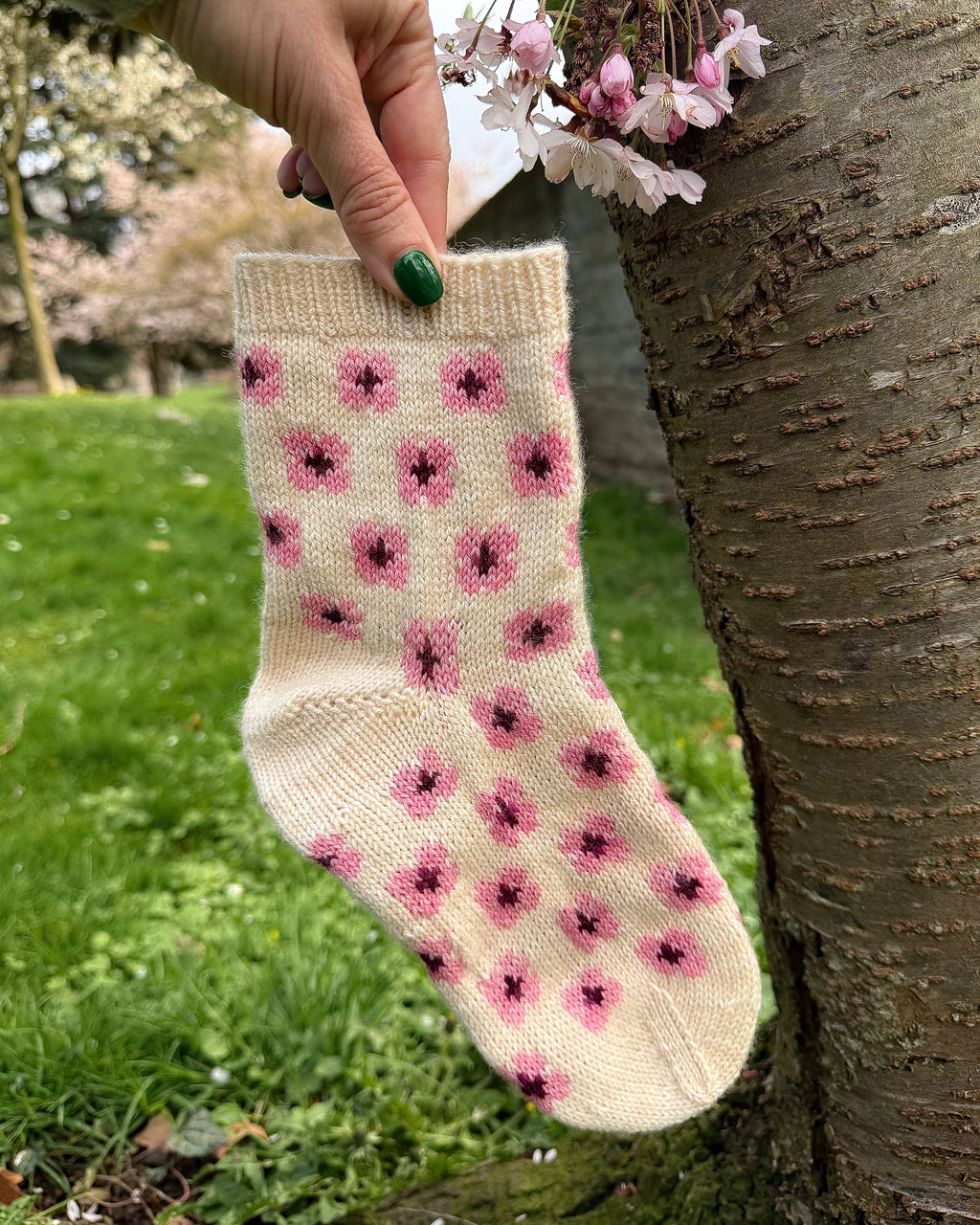DIGITAL ITEM - Cherry Blossom sock set
