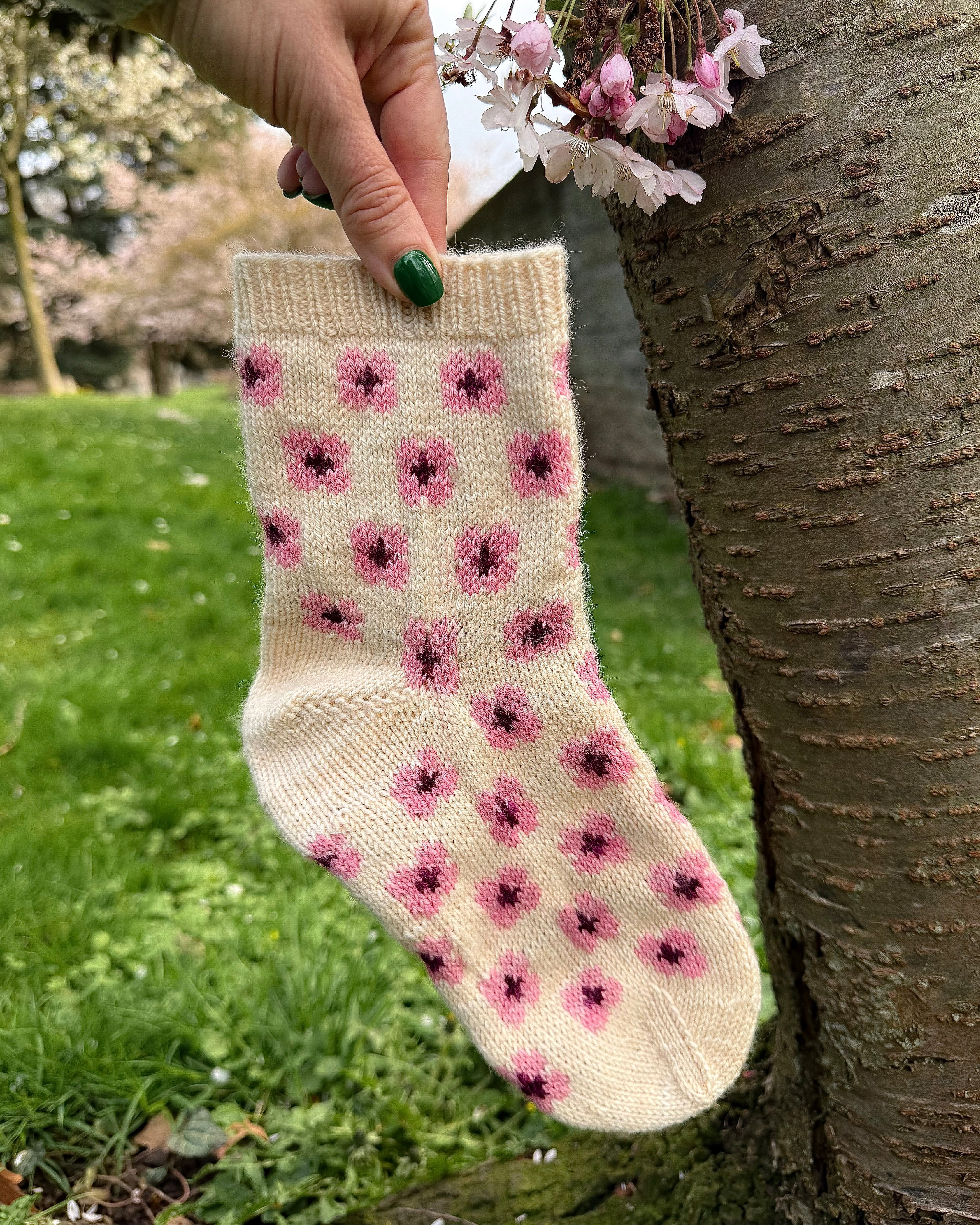 DIGITAL ITEM - Cherry Blossom sock set