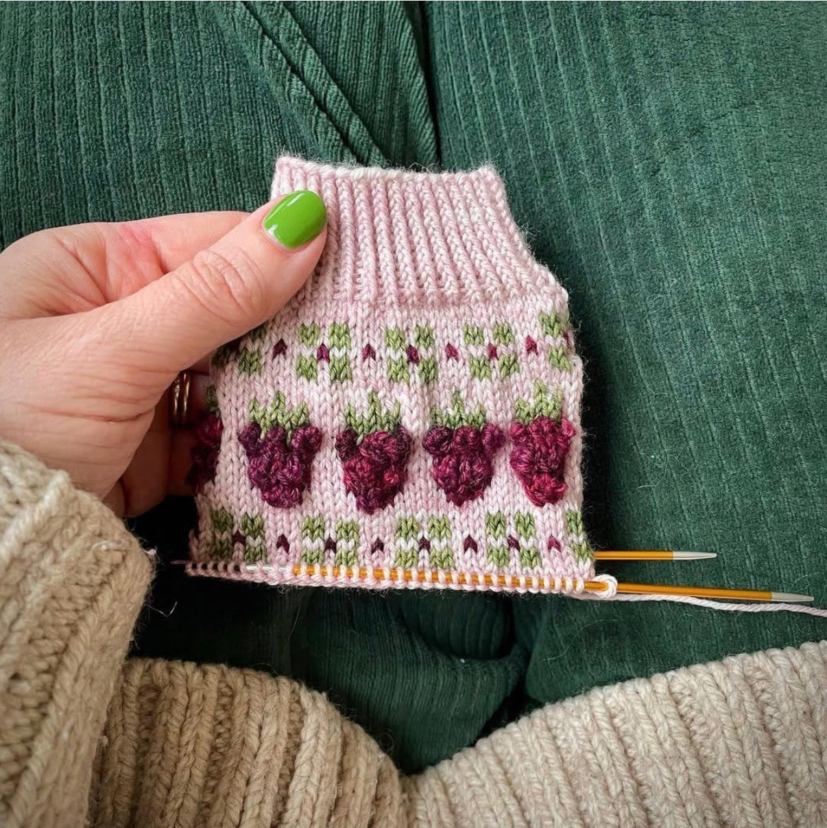 DIGITAL ITEM Feeling Fruity socks knitting instructions