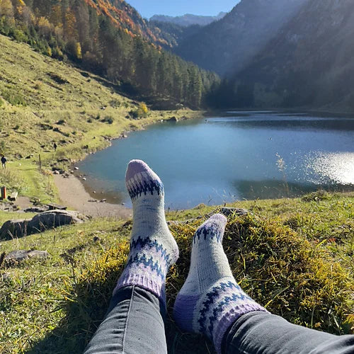 DIGITAL ITEM - Midnight in Zermatt socks