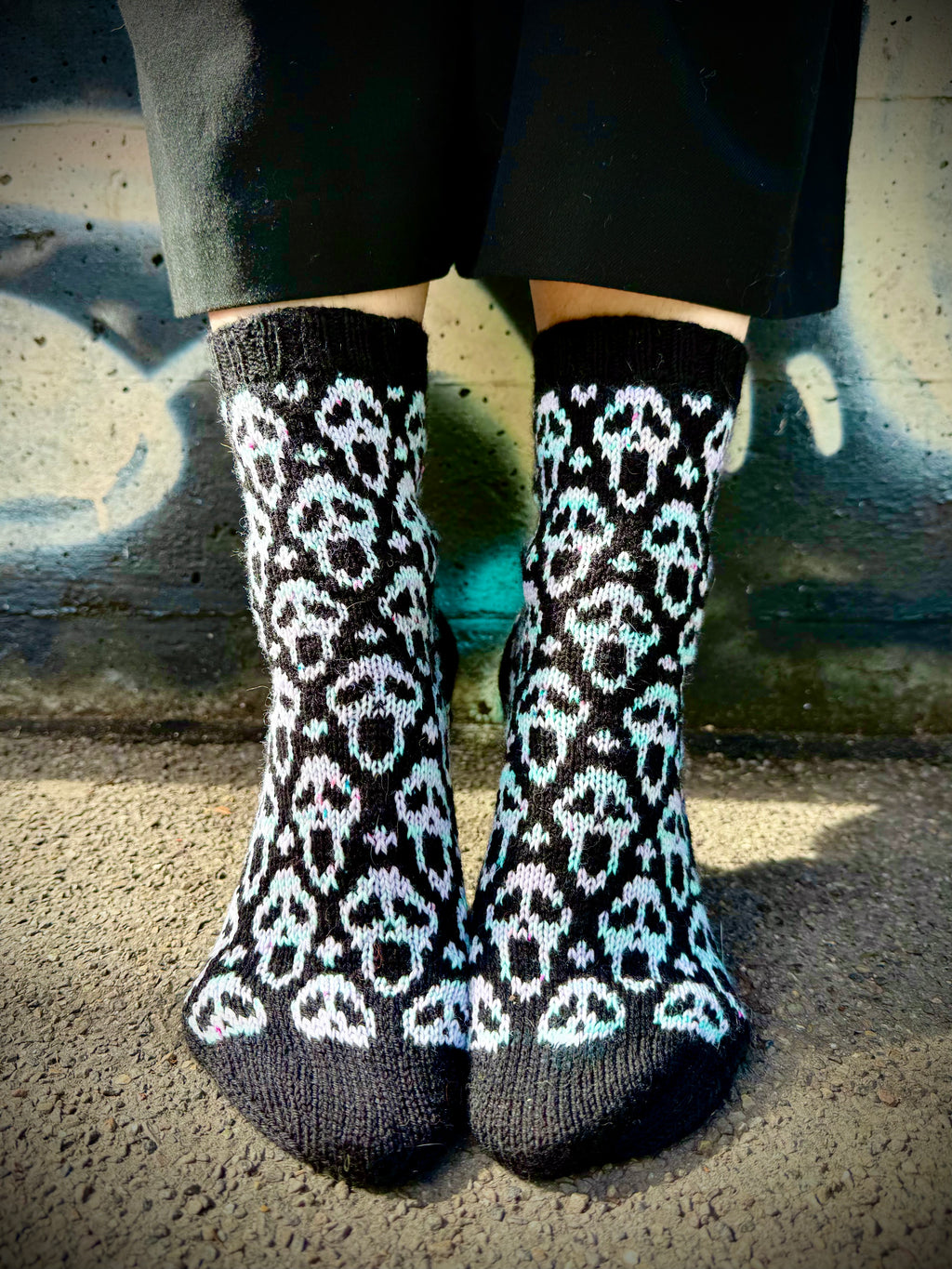 DIGITAL ITEM Halloween Movies sock pattern set