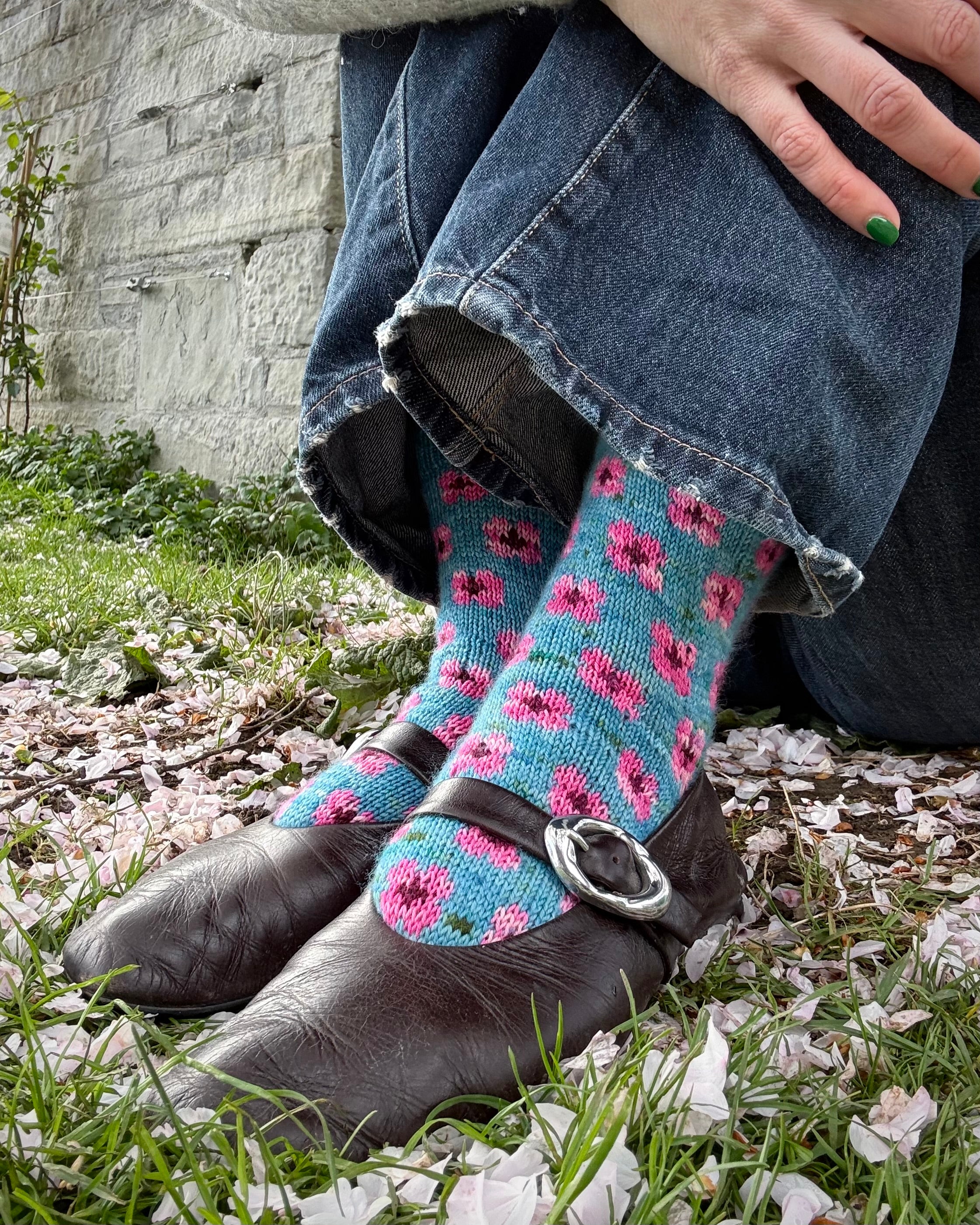 DIGITAL ITEM - Cherry Blossom sock set