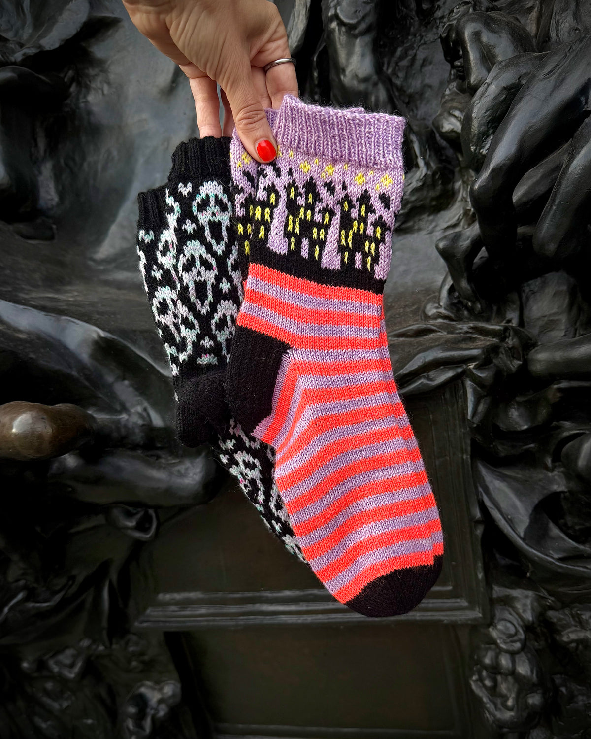 DIGITAL ITEM Halloween Movies sock pattern set
