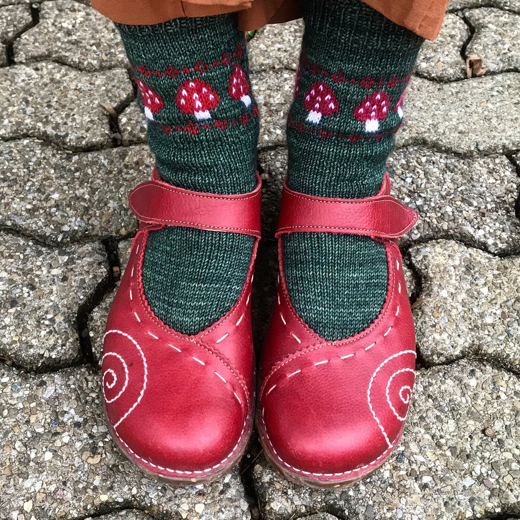 DIGITAL ITEM. Magic Toadstool sock knitting instructions