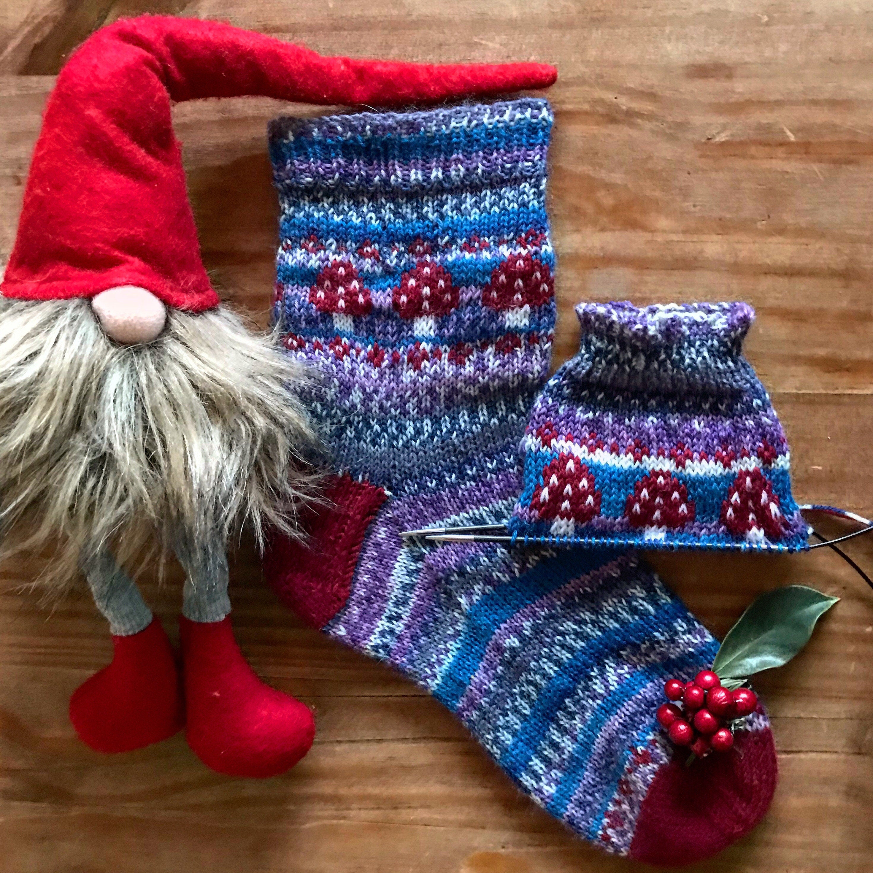 DIGITAL ITEM. Magic Toadstool sock knitting instructions
