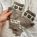 DIGITAL ITEM Sassy Cat mitts knitting instructions