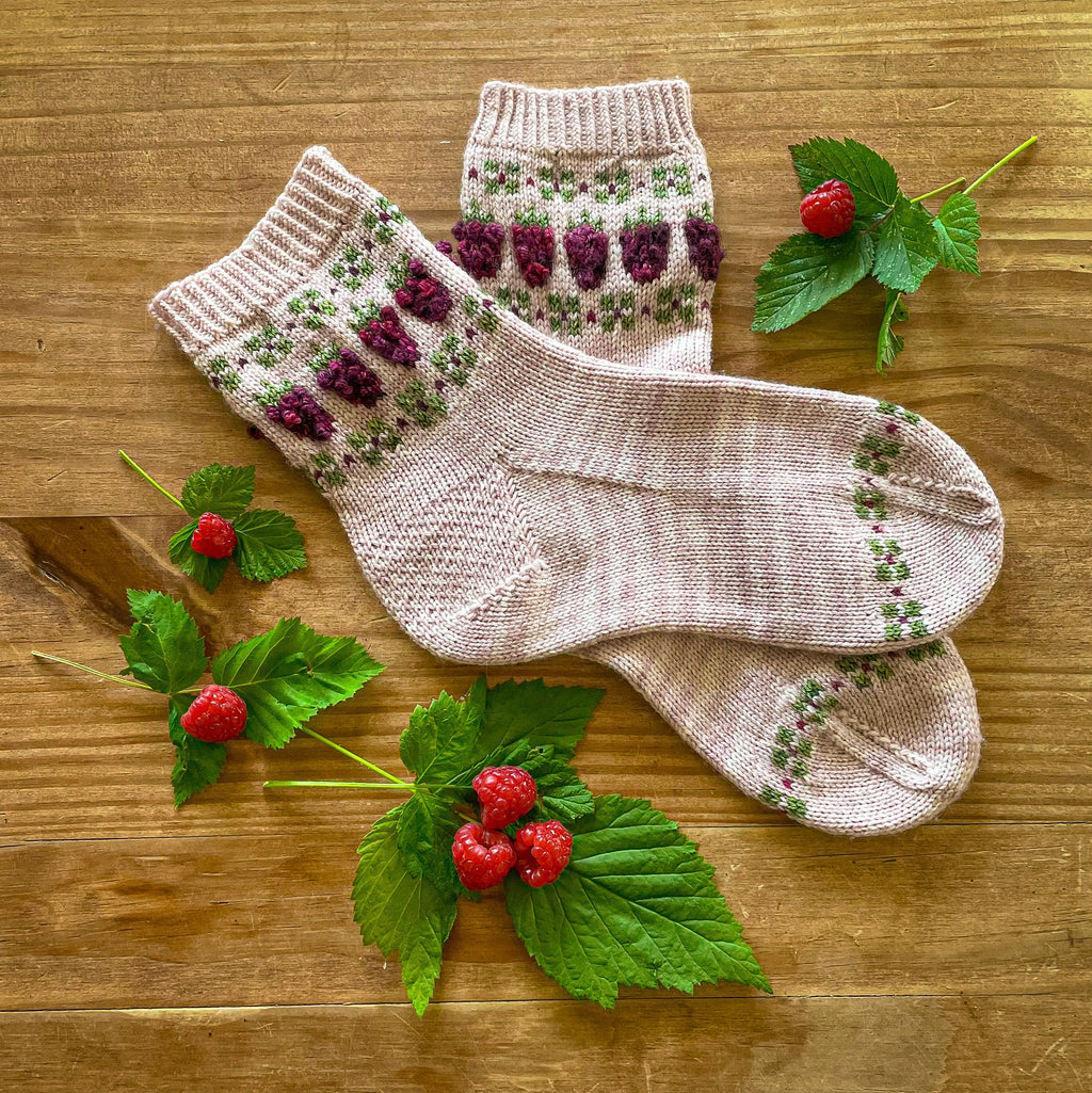 DIGITAL ITEM Feeling Fruity socks knitting instructions