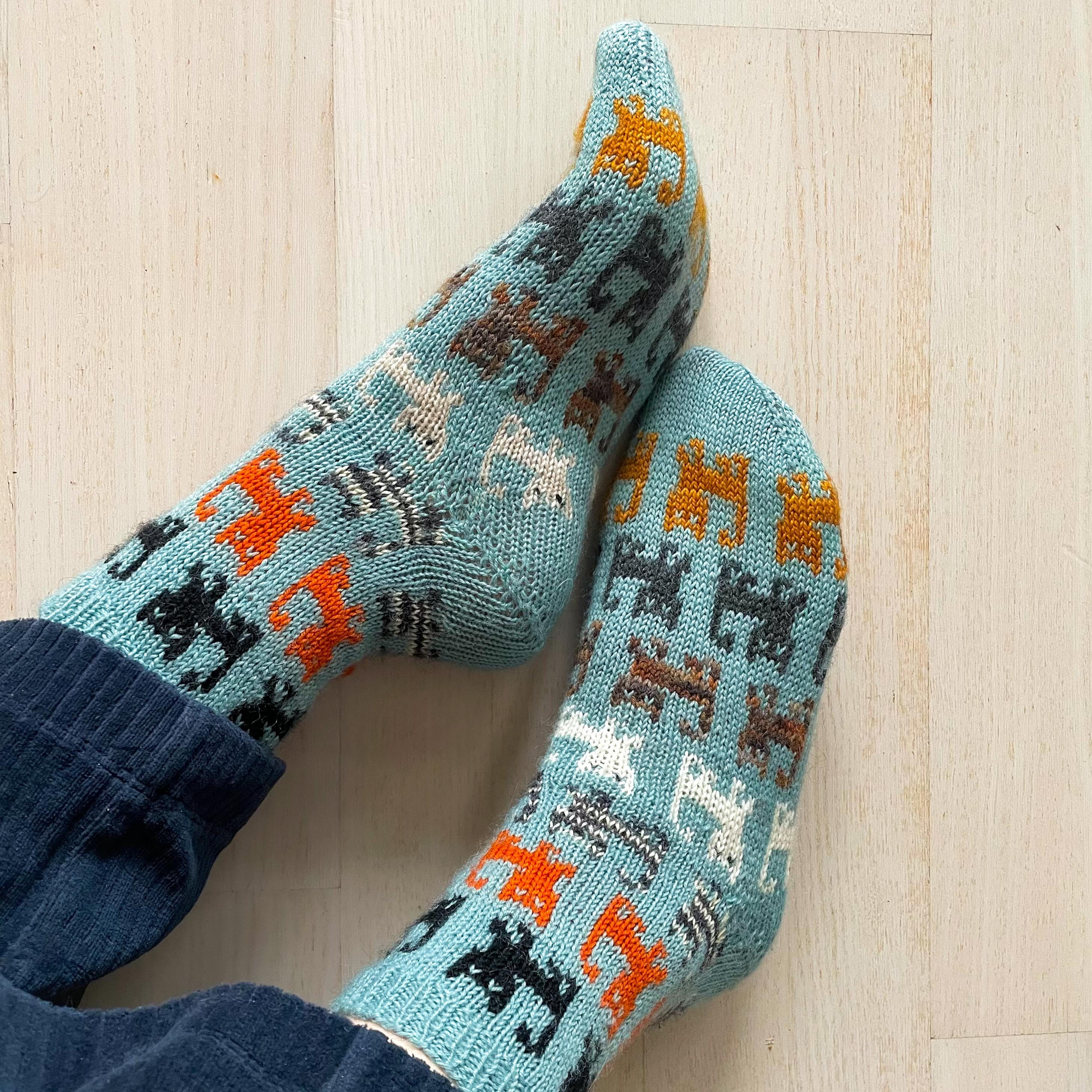 DIGITAL ITEM - Herding Cats PDF knitting pattern