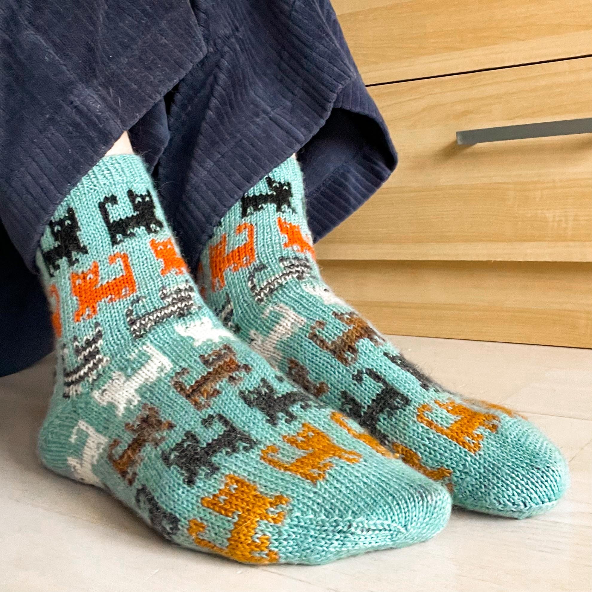 DIGITAL ITEM - Herding Cats PDF knitting pattern