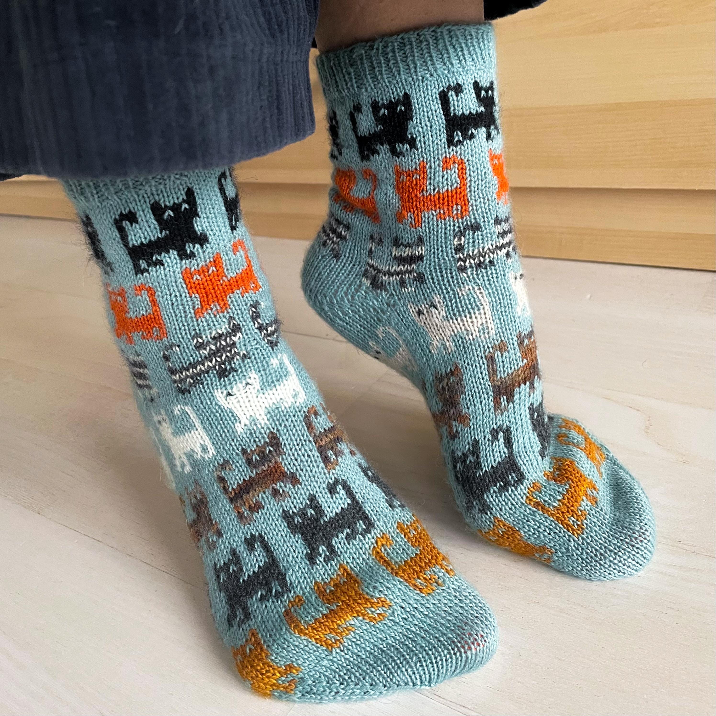 DIGITAL ITEM - Herding Cats PDF knitting pattern