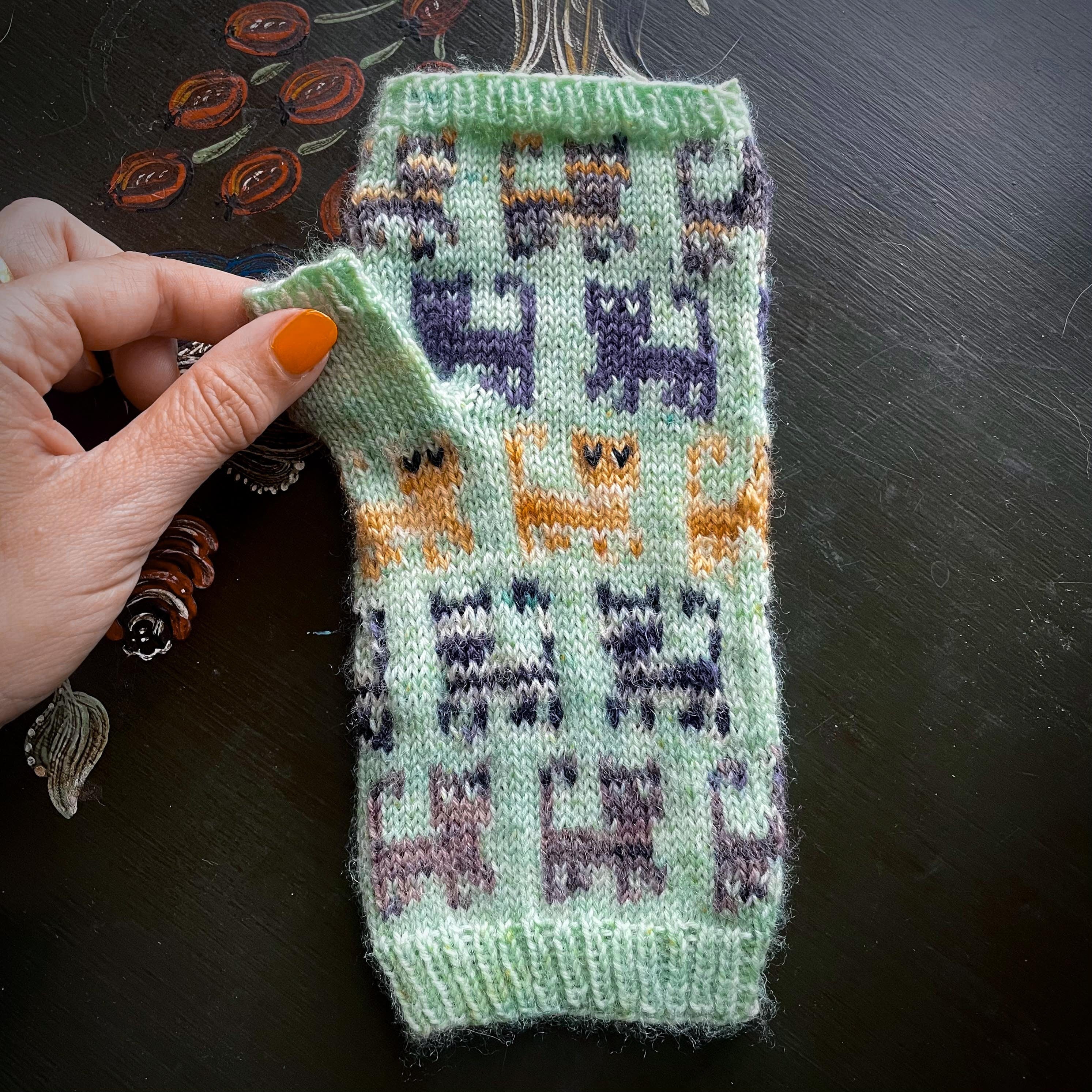 PDF Digital pattern Herding Cats kitten mittens