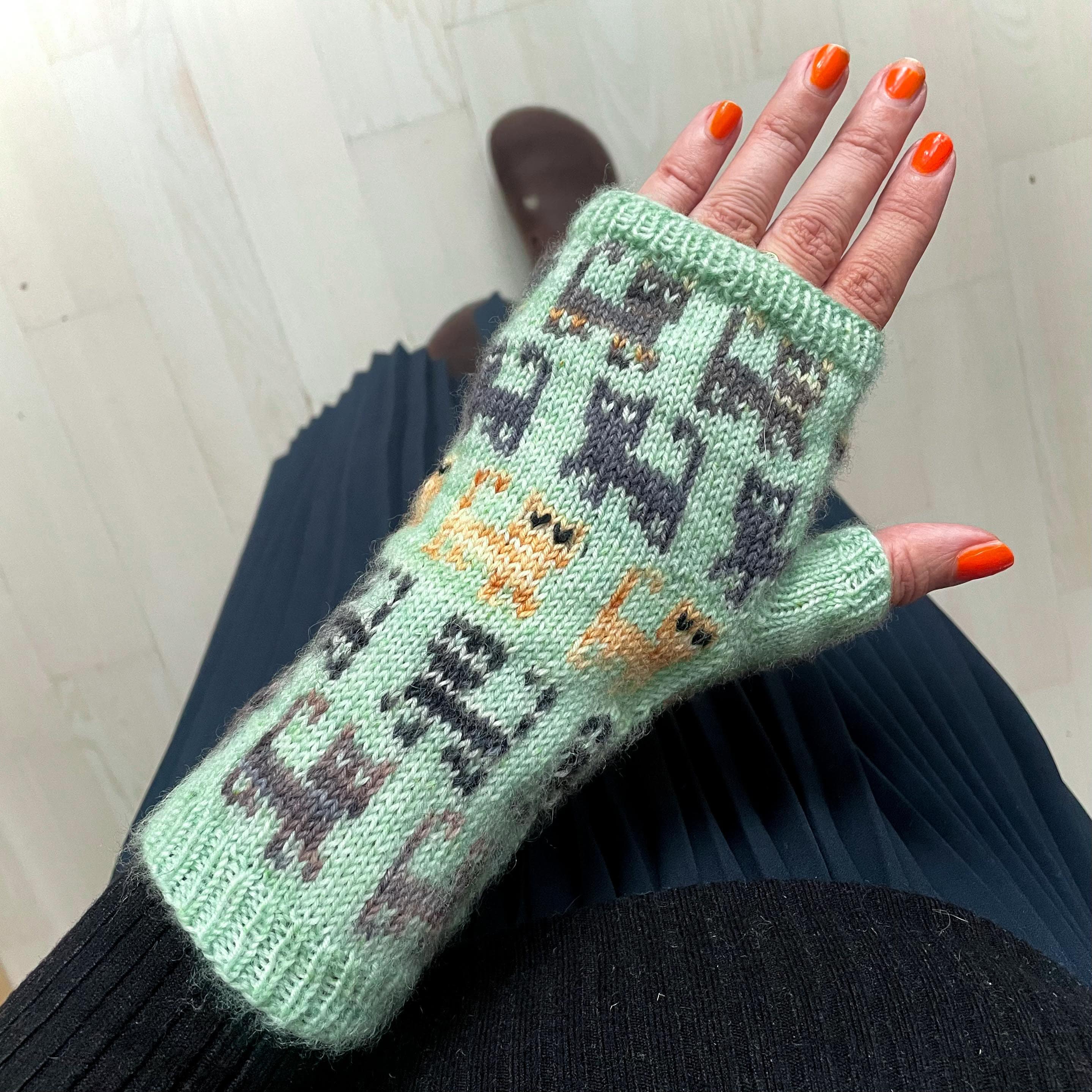 PDF Digital pattern Herding Cats kitten mittens