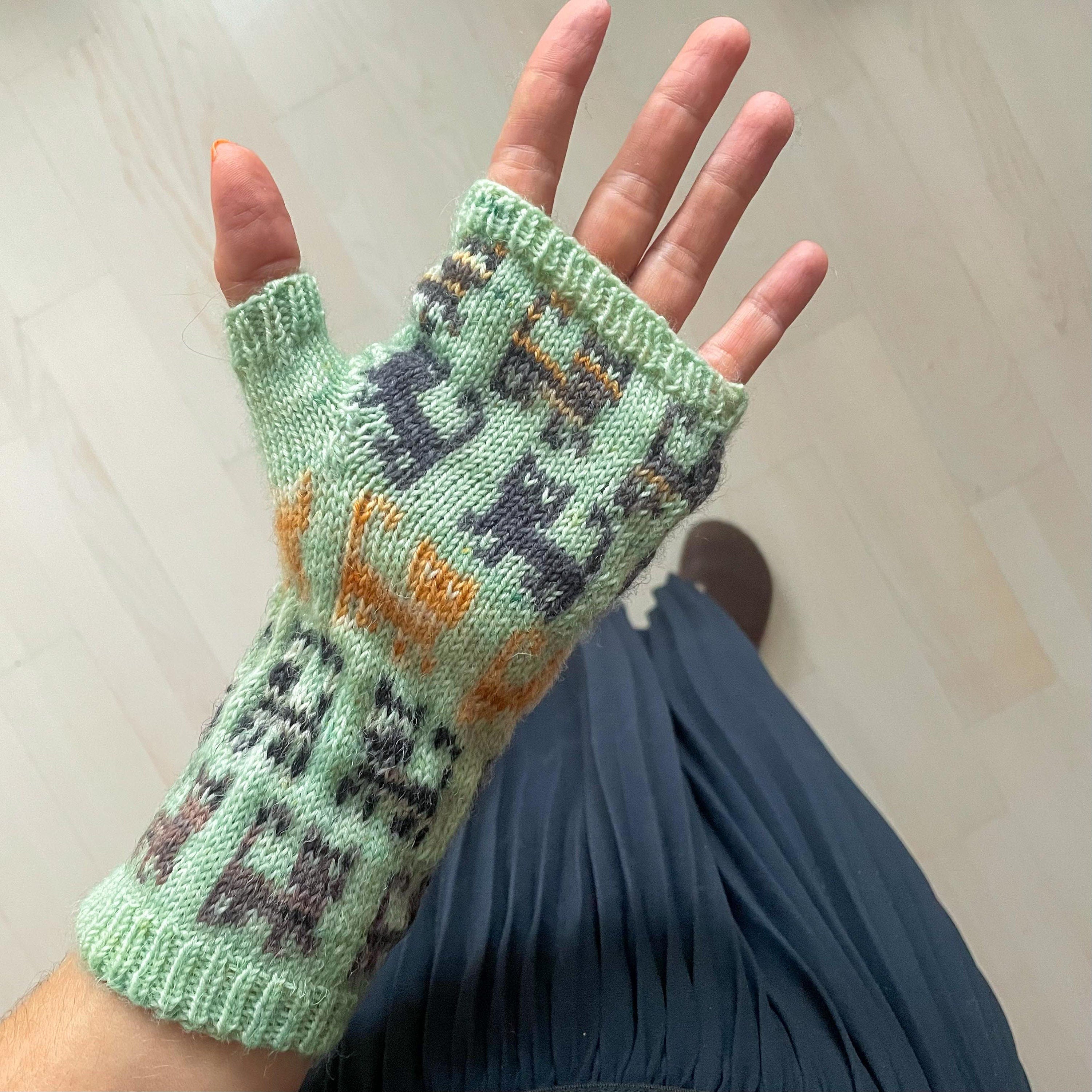 PDF Digital pattern Herding Cats kitten mittens