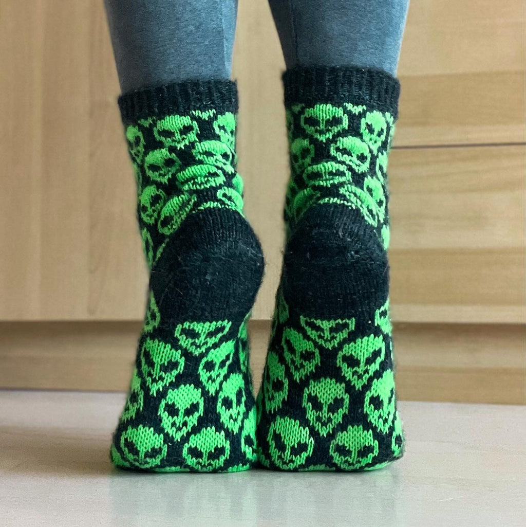 DIGITAL ITEM The Truth is Out There socks pattern
