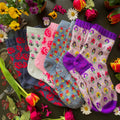 DIGITAL ITEM -Charlottes Flower Garden sock set