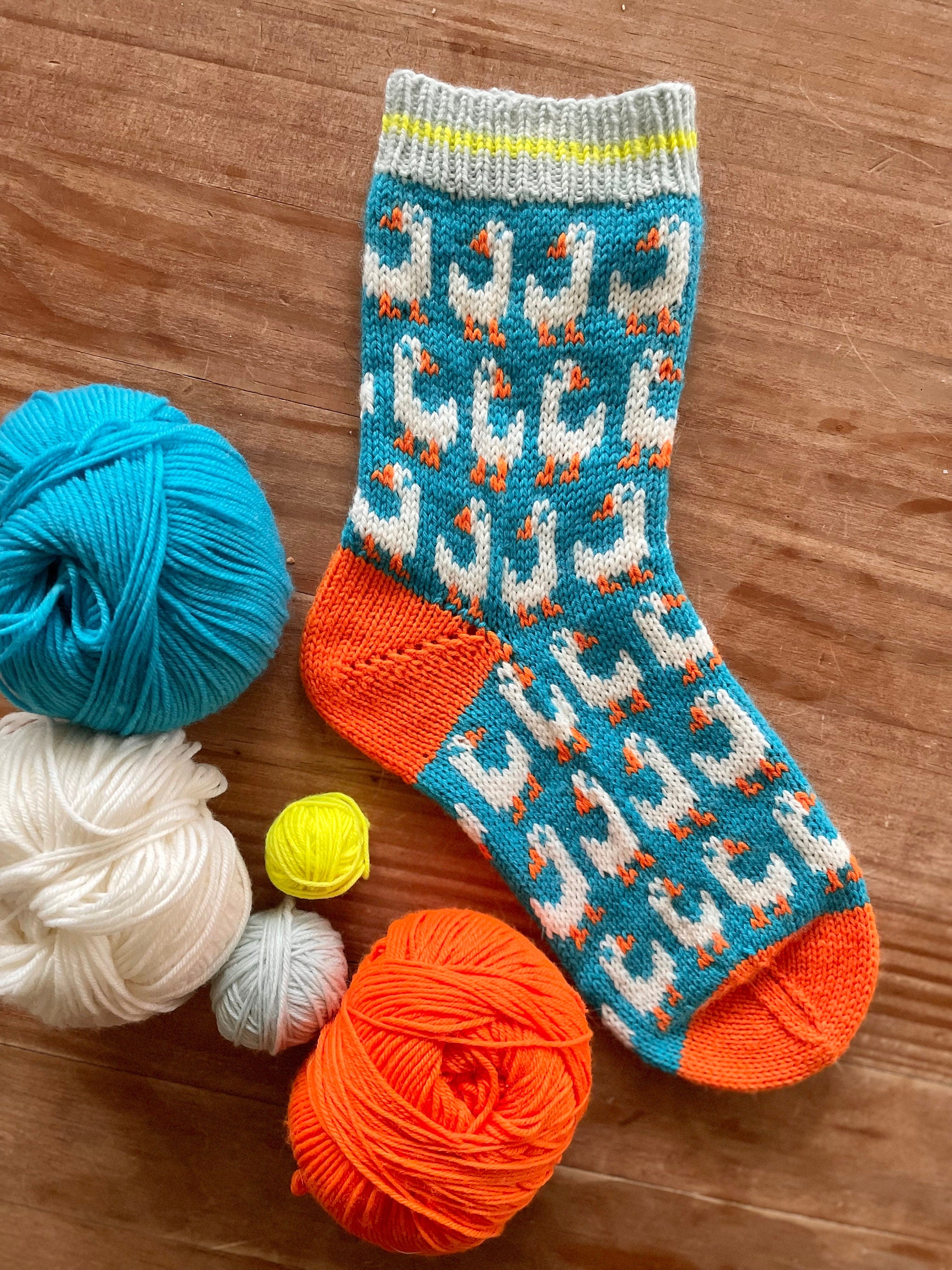 DIGITAL ITEM - You Silly Goose socks