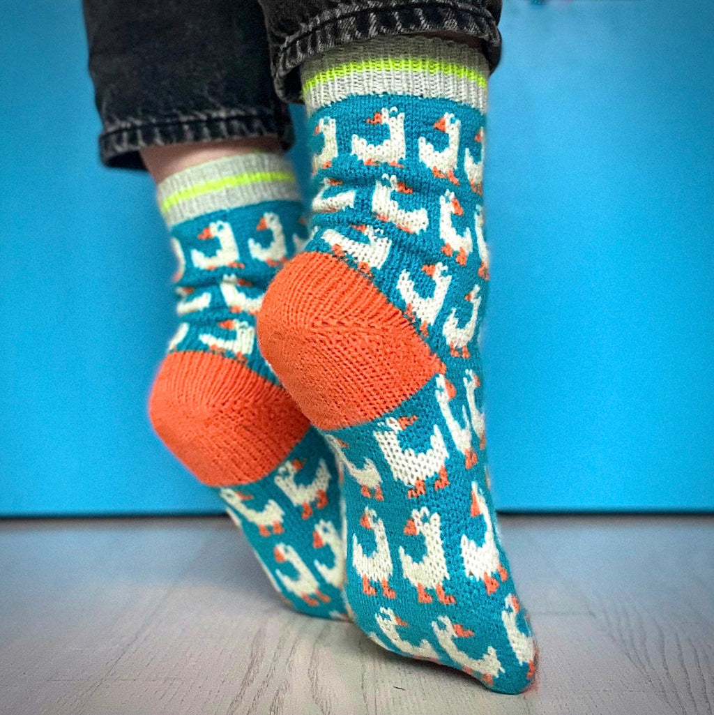 DIGITAL ITEM - You Silly Goose socks
