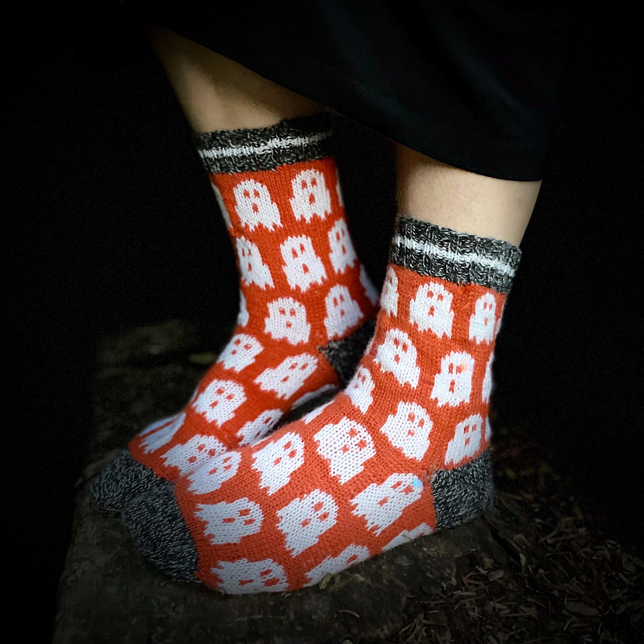 DIGITAL ITEM - Spooky Sock set knitting instructions