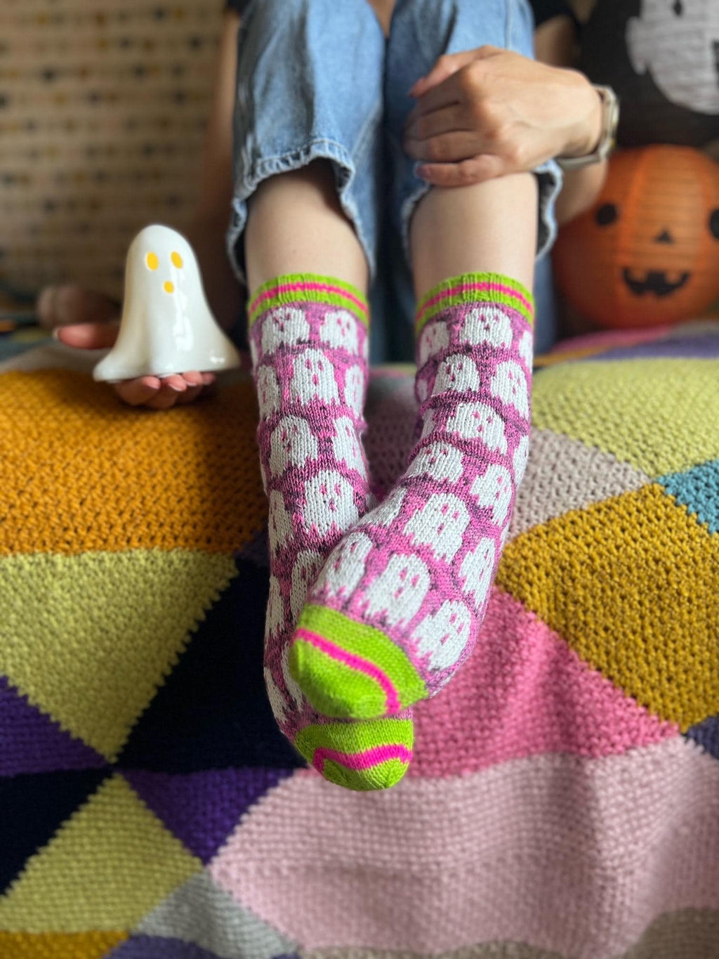 DIGITAL ITEM - Spooky Sock set knitting instructions