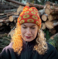 DIGITAL ITEM - Sunflower Power Beanie PDF knitting pattern