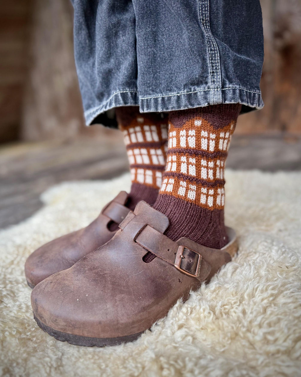 DIGITAL ITEM - Dream Home socks set knitting instructions PDF