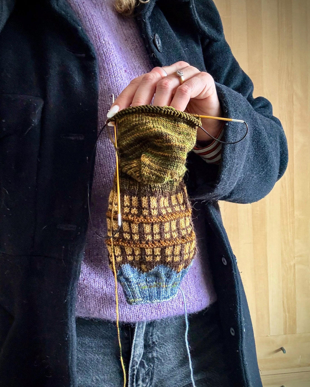 DIGITAL ITEM - Dream Home socks set knitting instructions PDF