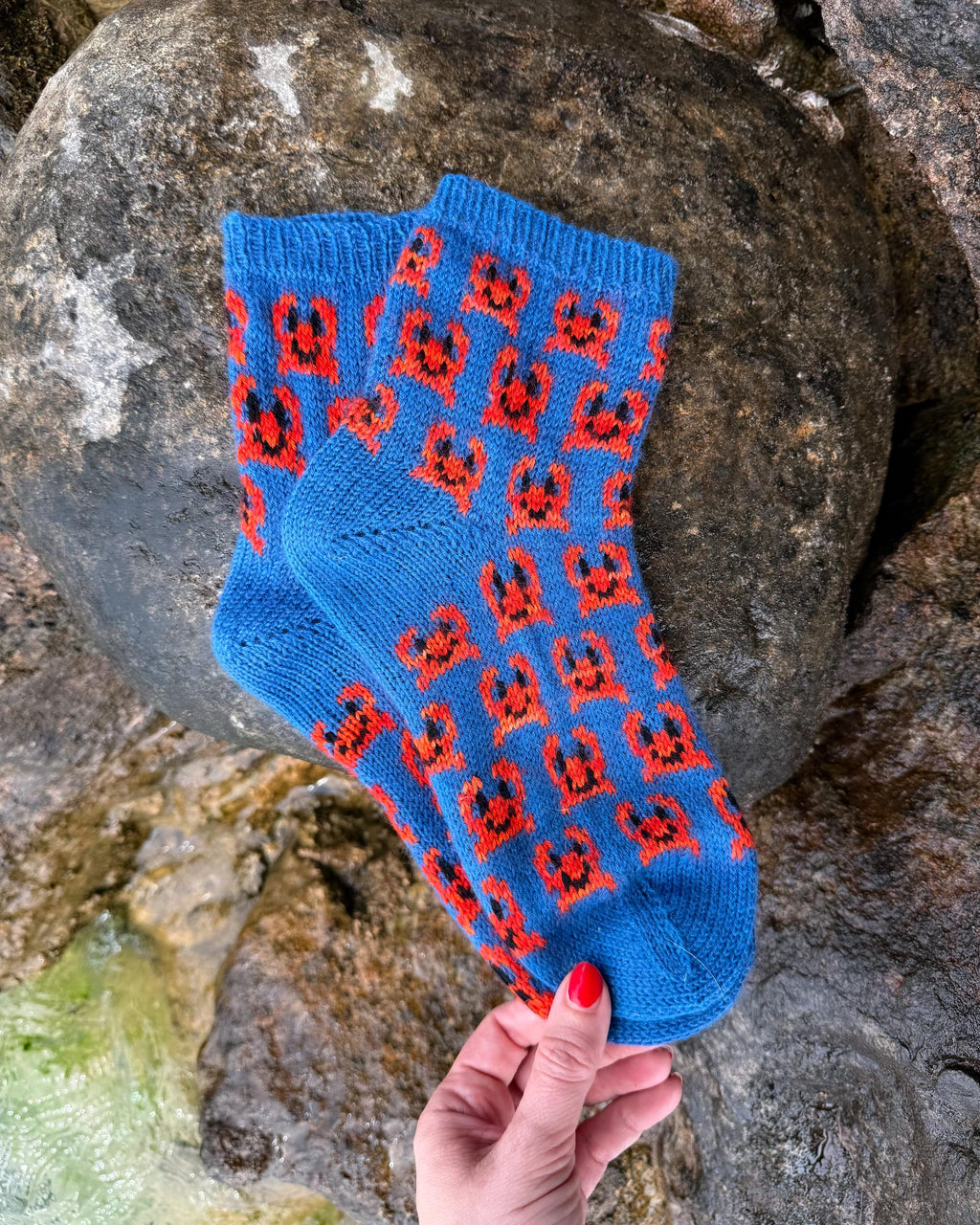 DIGITAL ITEM - Fishfolks Fancy sock set. PDF Knitting instructions