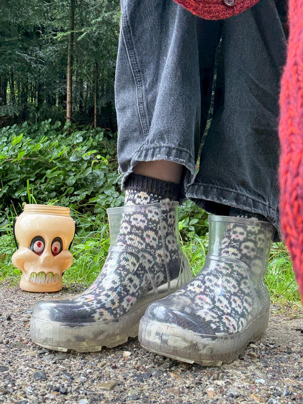 DIGITAL ITEM - PDF Spooktacular socks. English only