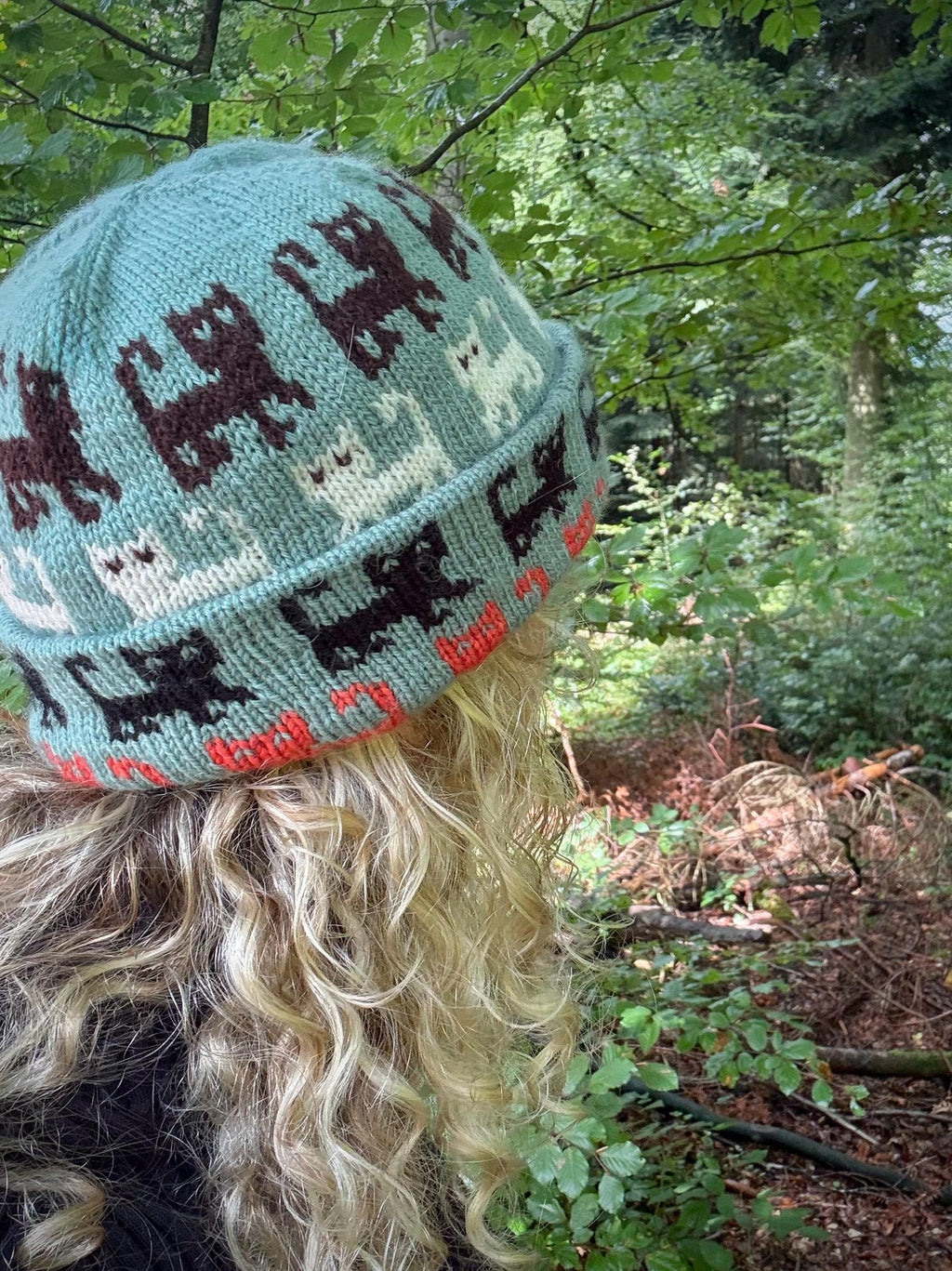 DIGITAL ITEM - Herding Cats Hat knitting pattern. 2 PDFS 1 in English and 1 in German