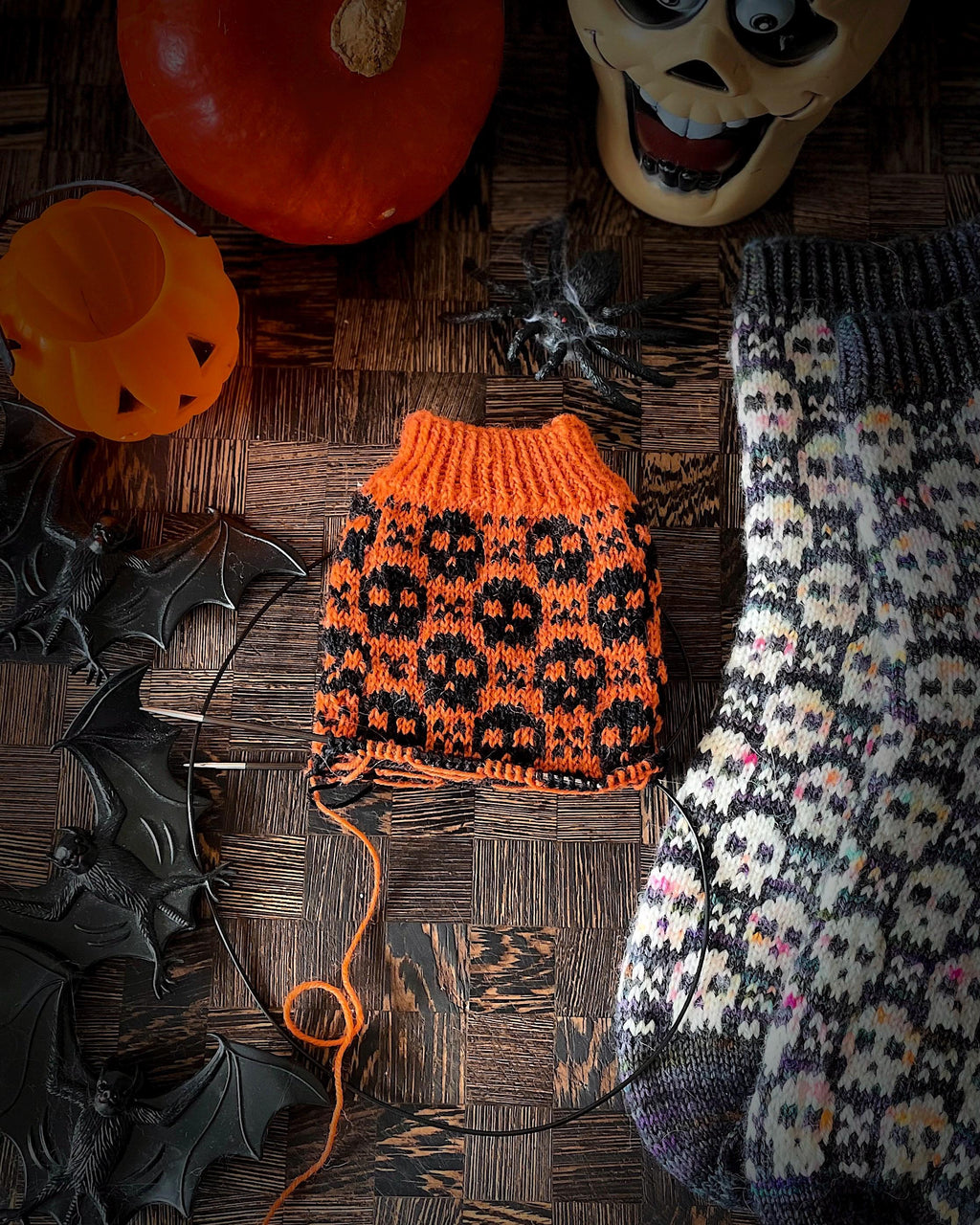DIGITAL ITEM - PDF Spooktacular socks. English only