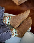 DIGITAL ITEM PDF Pattern - Home is Where You Park it socks. English