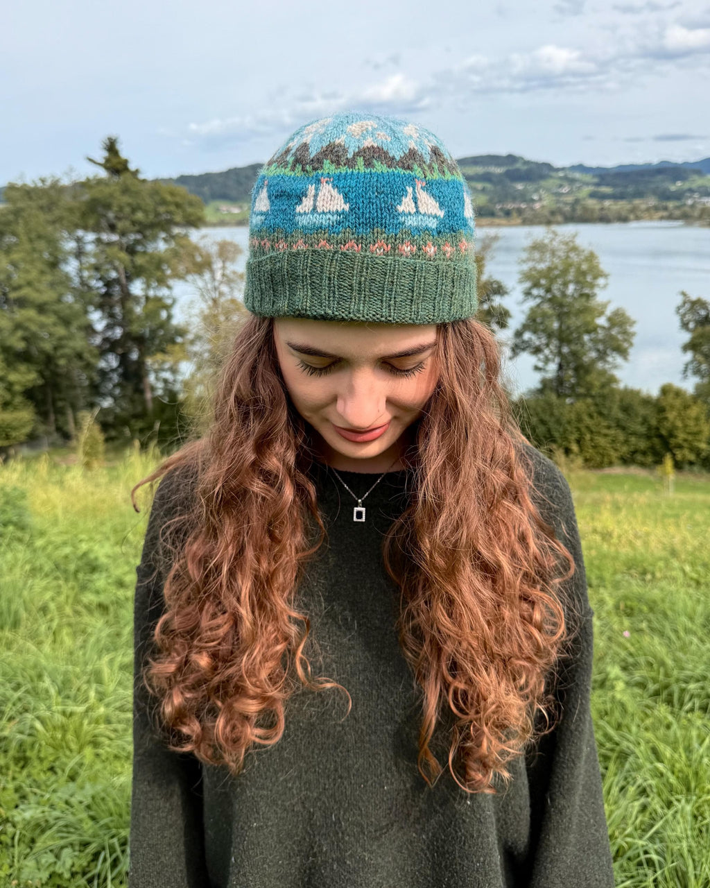 DIGITAL ITEM PDF. The Hills Are Alive with the Sound of Knitters Beanie