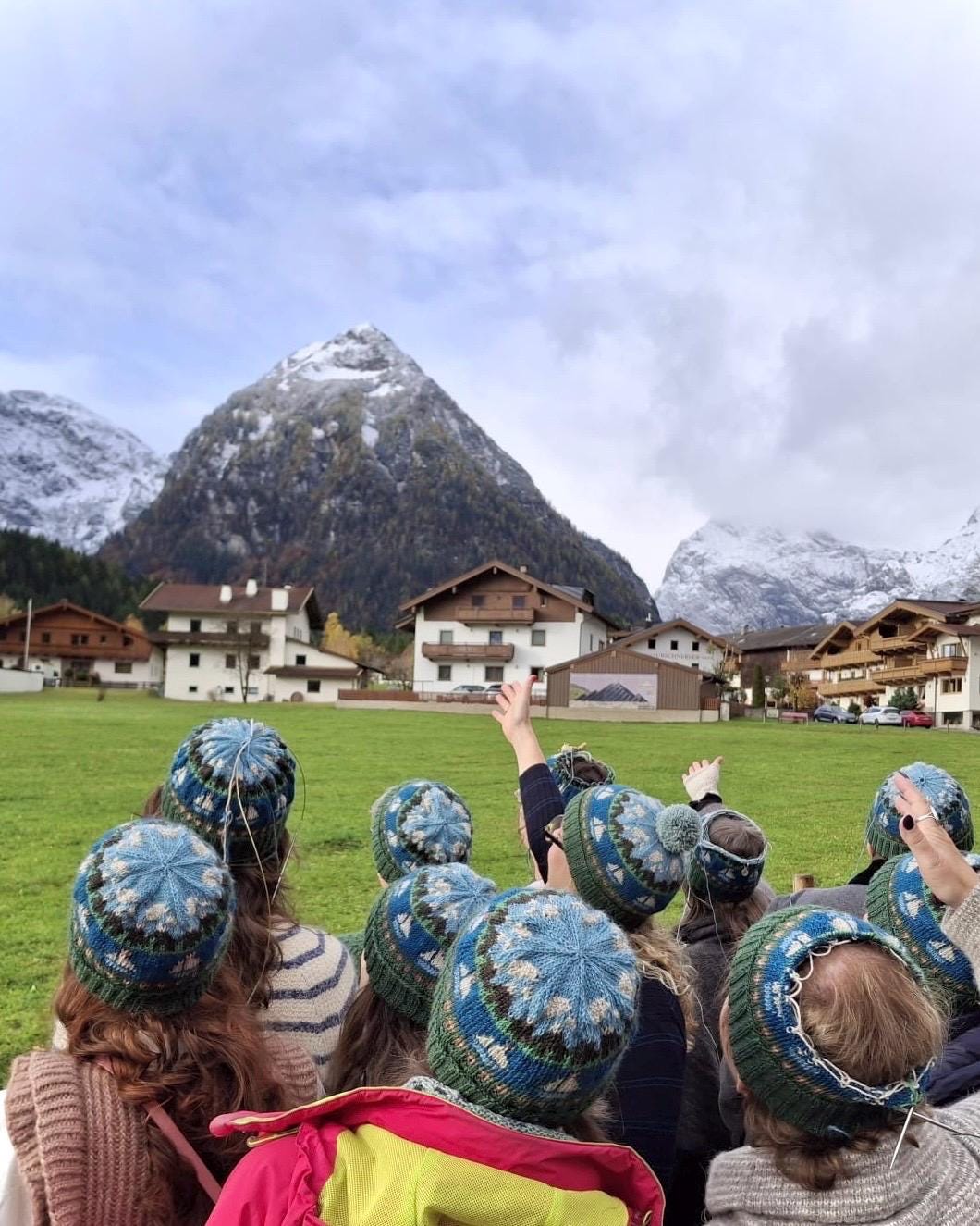 DIGITAL ITEM PDF. The Hills Are Alive with the Sound of Knitters Beanie