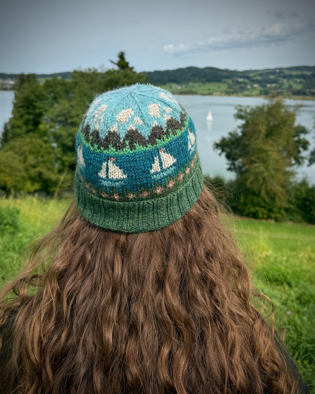 DIGITAL ITEM PDF. The Hills Are Alive with the Sound of Knitters Beanie