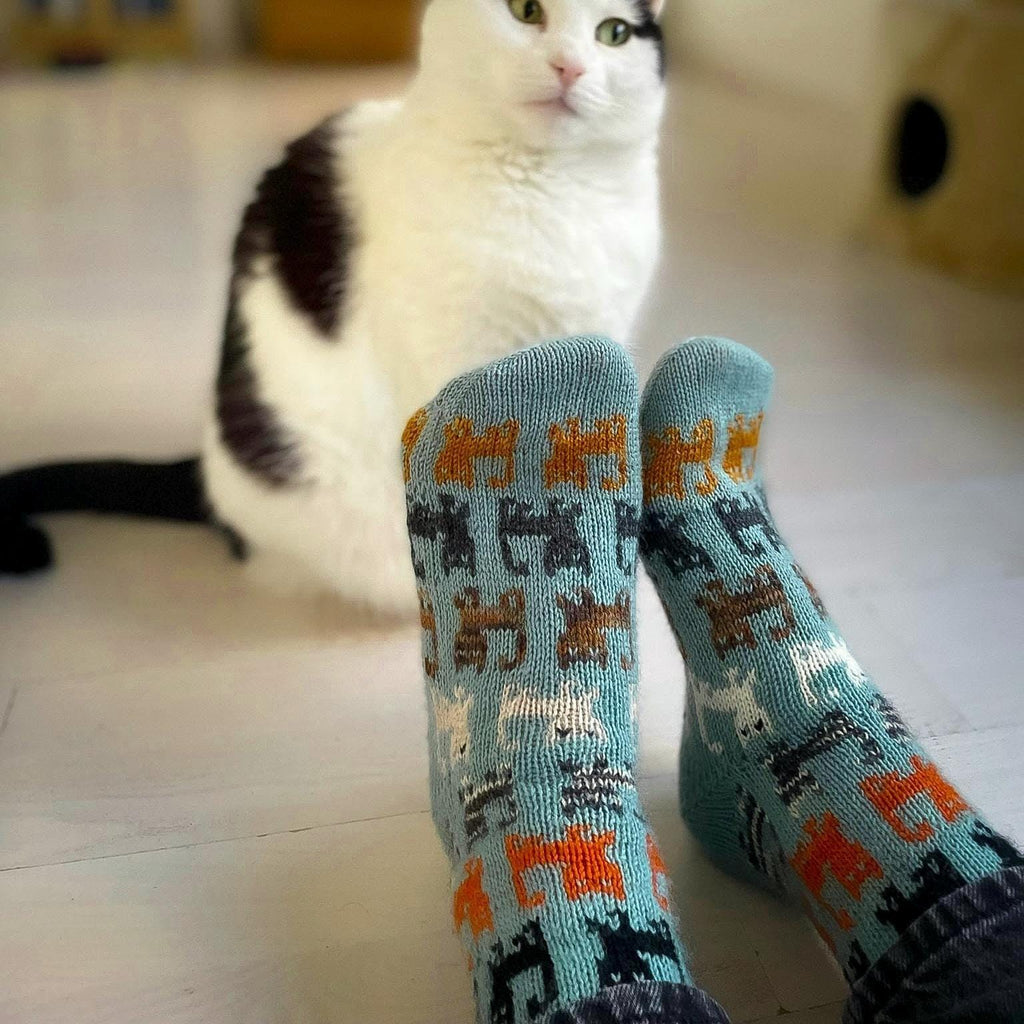 DIGITAL ITEM - Herding Cats PDF knitting pattern