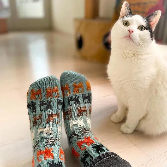 DIGITAL ITEM - Herding Cats PDF knitting pattern