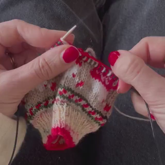 DIGITAL ITEM - Cup of Hot Cocoa socks knitting pattern PDF