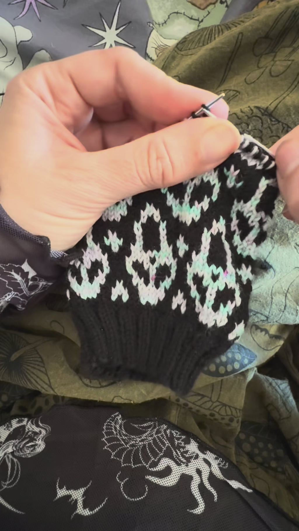 DIGITAL ITEM Halloween Movies sock pattern set
