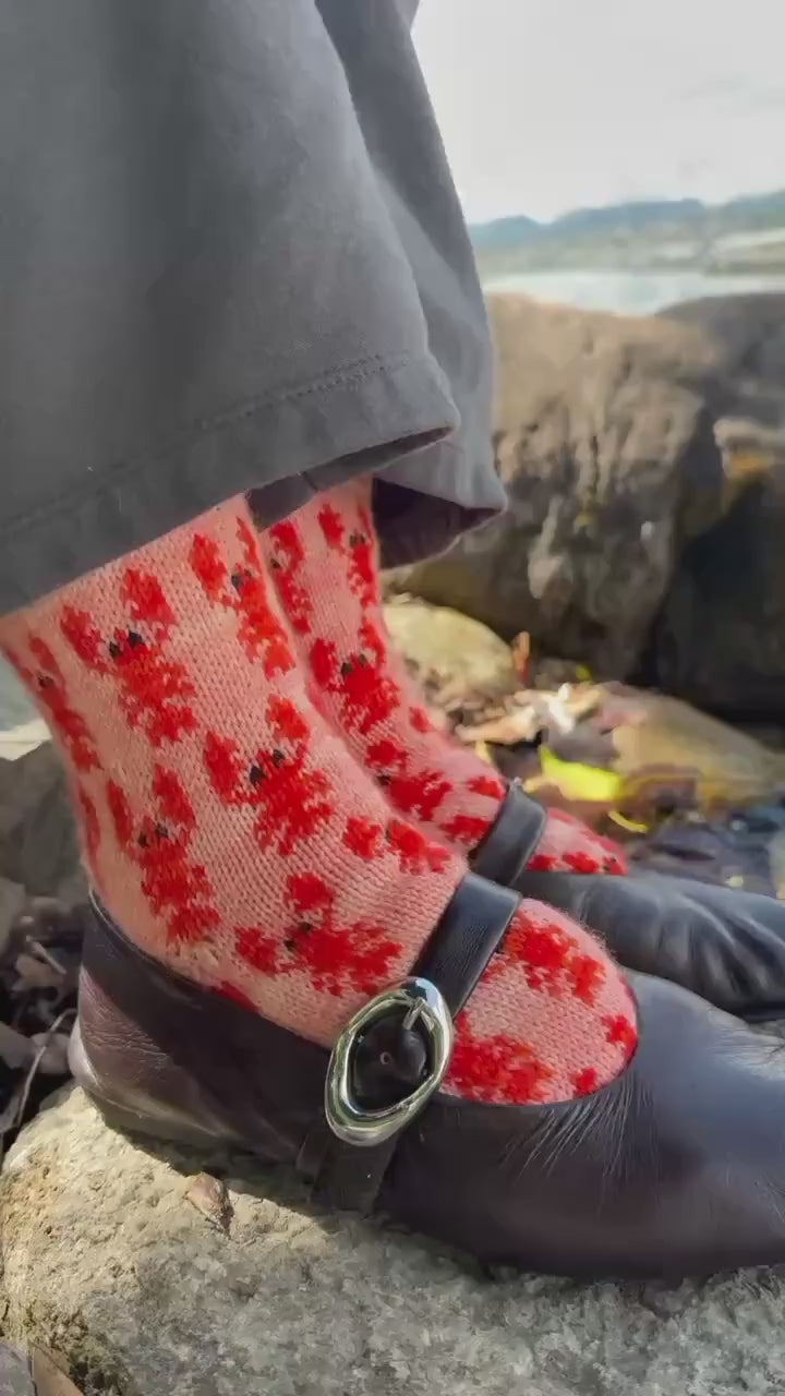 DIGITAL ITEM - Fishfolks Fancy sock set. PDF Knitting instructions