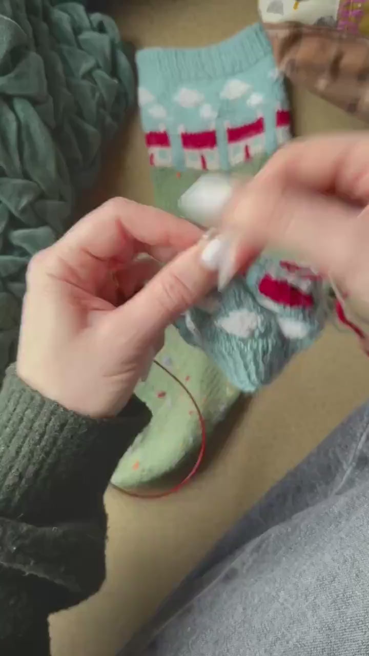 DIGITAL ITEM - Dream Home socks set knitting instructions PDF